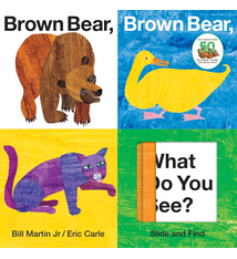 Priddy Books Brown Bear, Brown Bear, What Do You See? Slide and Find - Bill Martin, Jr, and Eric Carle (2+)