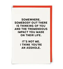 Redback Cards Somewhere, Somebody Out There