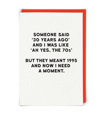 Redback Cards Someone Said "30 Years Ago"