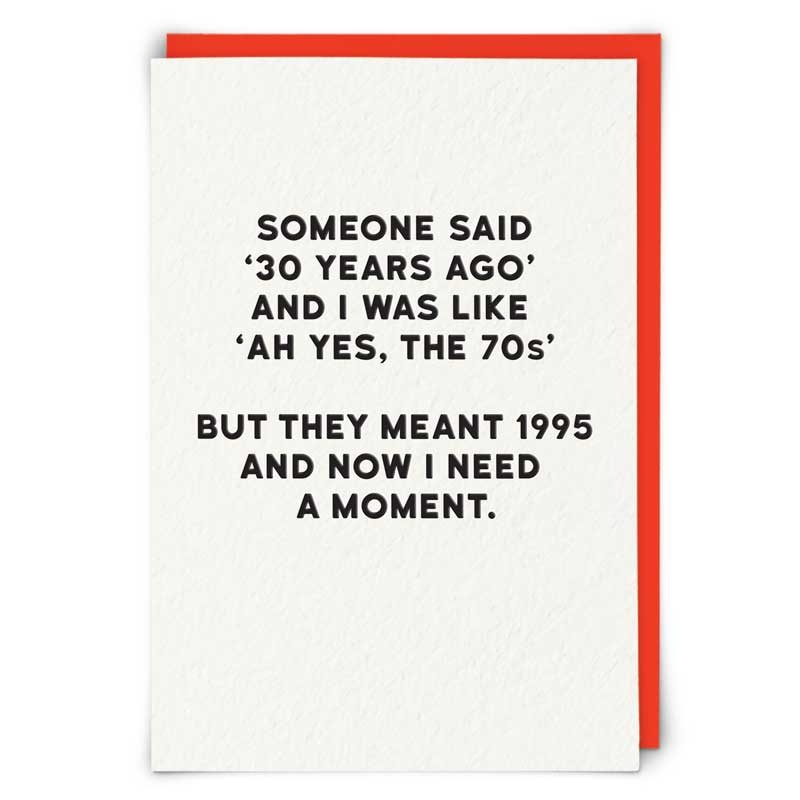 Redback Cards Someone Said "30 Years Ago"