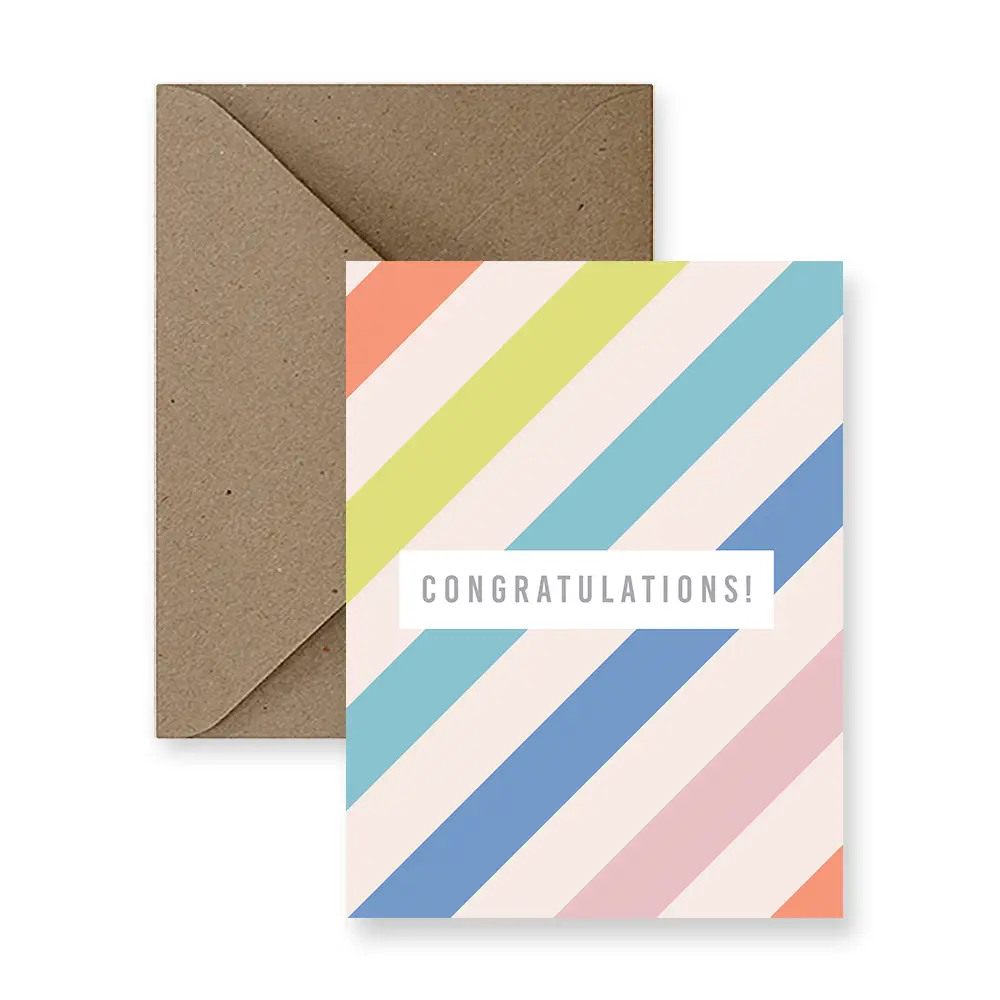 IMPAPER Congrats Stripe - C9