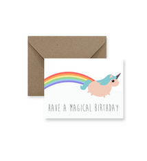 IMPAPER Unicorn Magical Birthday - B7