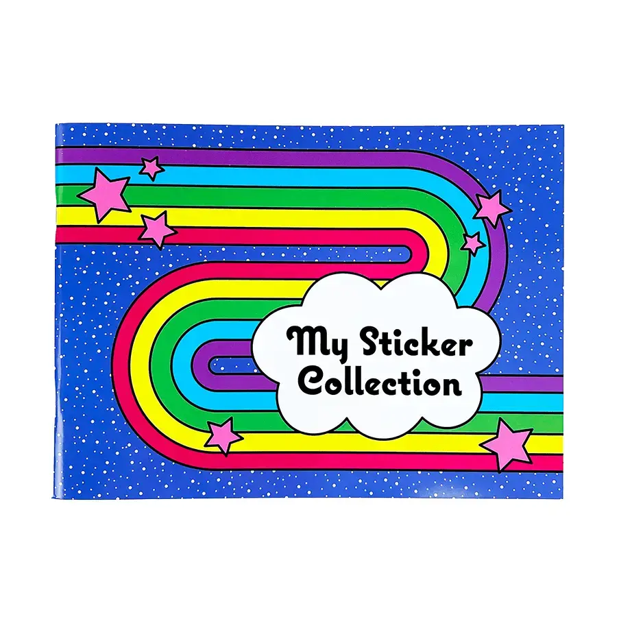 Pipsticks My Sticker Collection/Retro Rainbow Sticker Collector by Pipsticks