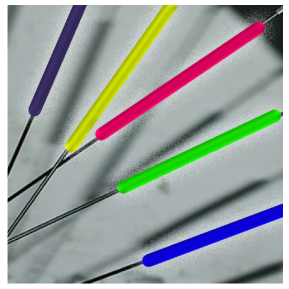 Kikkerland Fiets Bike Spoke Rainbow Reflectors