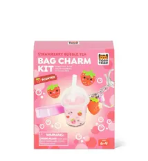 Tiger Tribe Bag Charm Kit - Bubble Tea (ages 6-9)