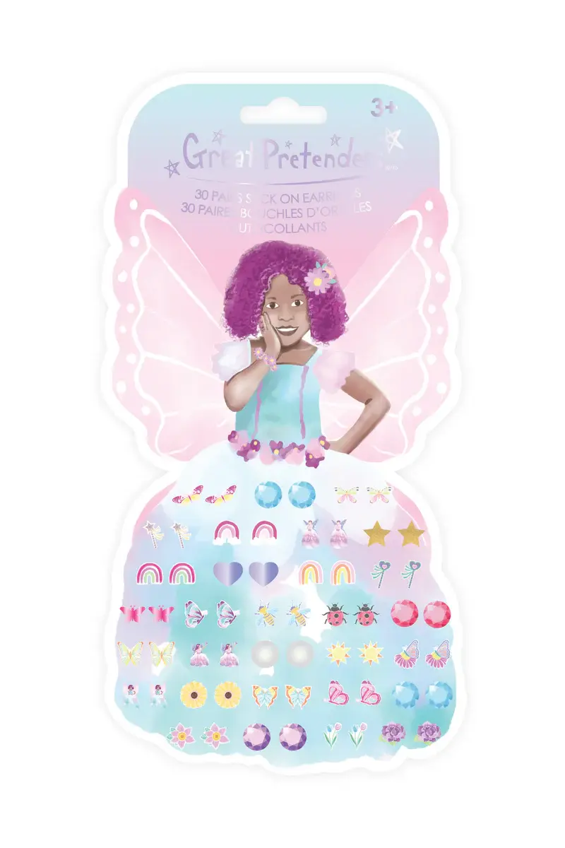 Great Pretenders Butterfly Fairy Azaria Sticker Earrings