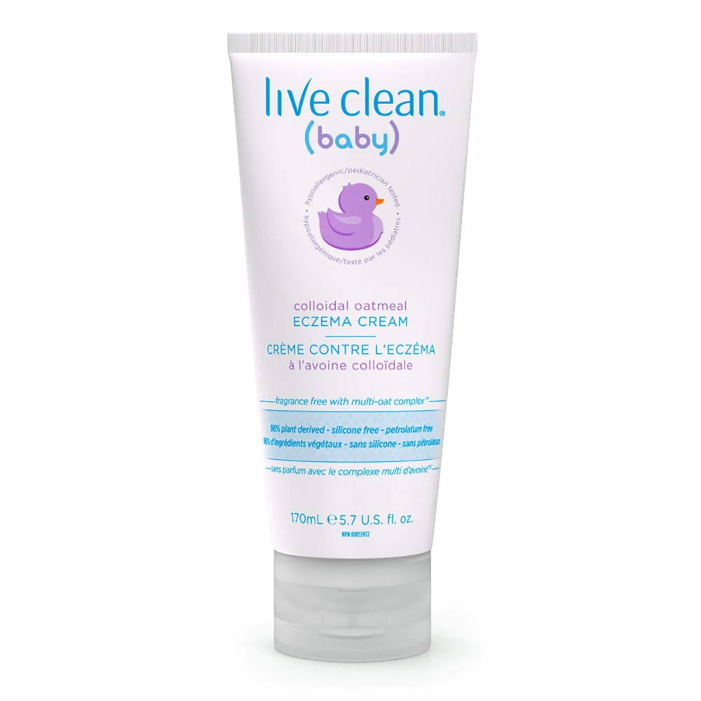 Live Clean (baby) Colloidal Oatmeal Eczema Cream (170ml)