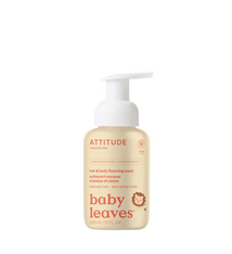 Attitude Baby Leaves hair & body foaming wash - pear nectar (295ml)