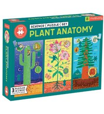 Mudpuppy Science Puzzle set (3 x 100pcs)