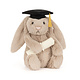 Jellycat Bashful Bunny Graduation