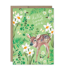Biely & Shoaf Fawn New Baby card