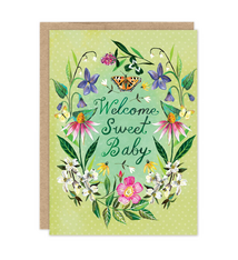 Biely & Shoaf Garden Welcome Sweet Baby card