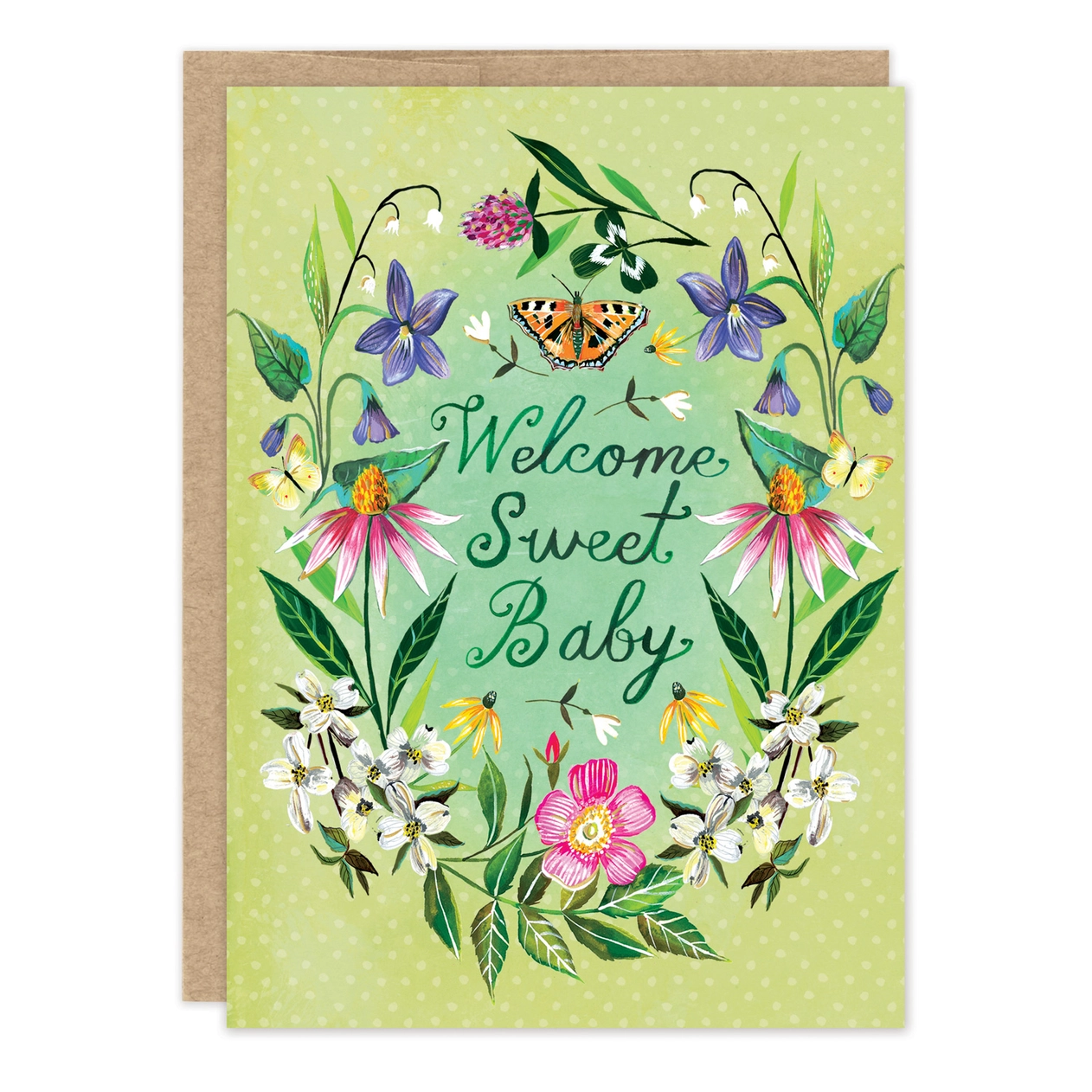 Biely & Shoaf Garden Welcome Sweet Baby card