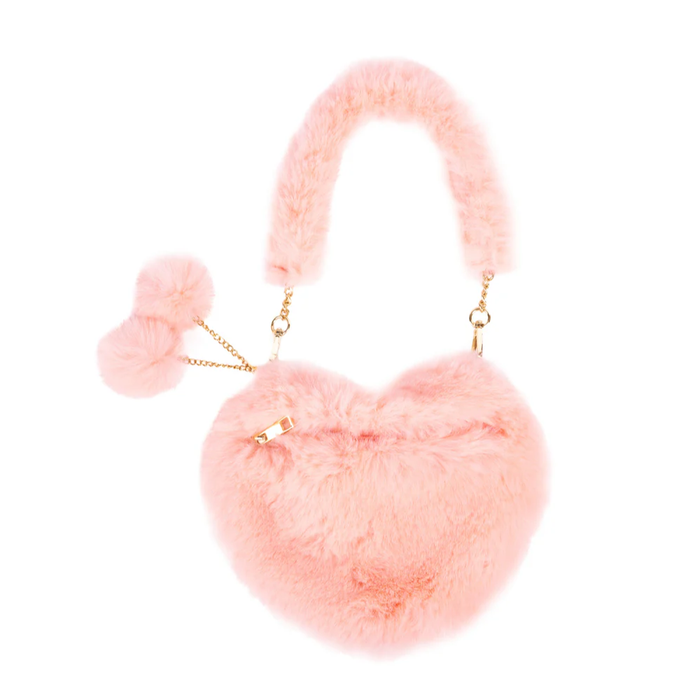 Great Pretenders Peach Passion Furry Purse (3+)