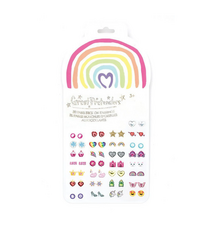 Great Pretenders Rainbow Love Sticker Earrings (3+)