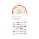 Great Pretenders Rainbow Love Sticker Earrings (3+)
