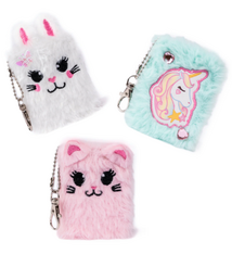 Great Pretenders Mini Furry Friends Keychain Journals, Assorted (3+)