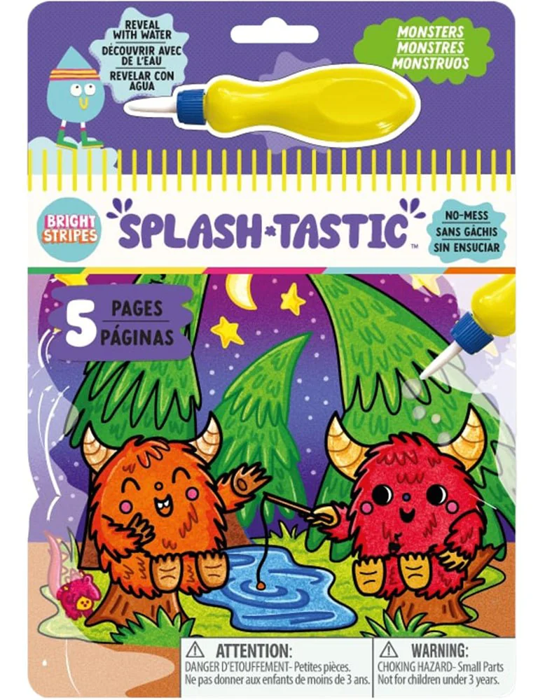 Bright Stripes Splash-tastic Magic Reveal Water Painting Activity (3+)