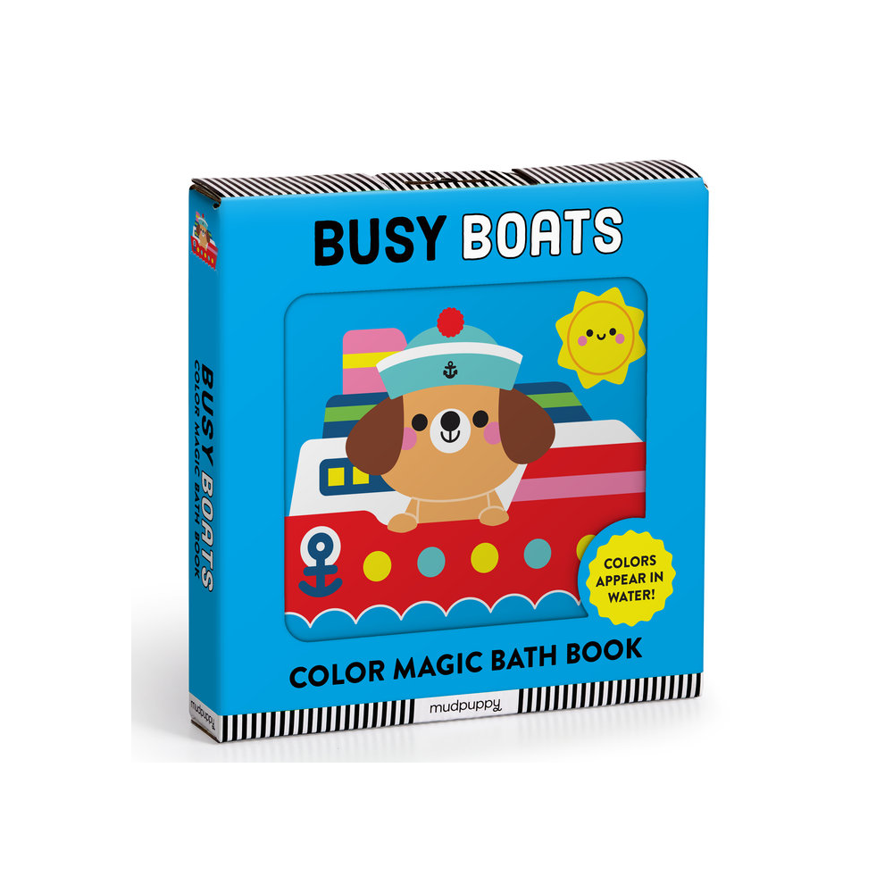 Mudpuppy Busy Boats Color Magic Bath Book (0+)