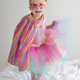 Great Pretenders Super-duper Tutu/Cape/Mask, Pink & Gold (size 4-6)
