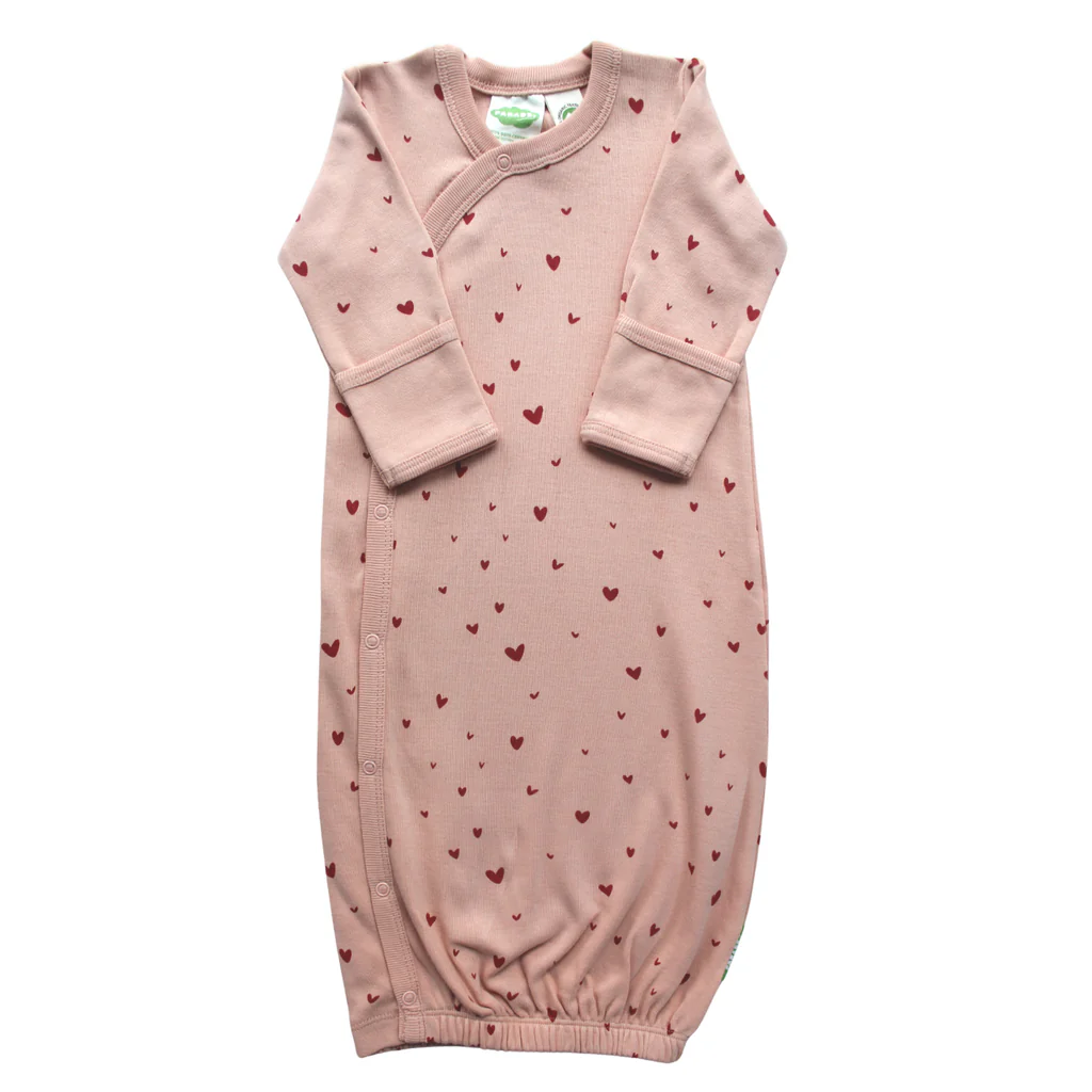 Parade Organics Parade Kimono Gown - signature prints (0-3 months)