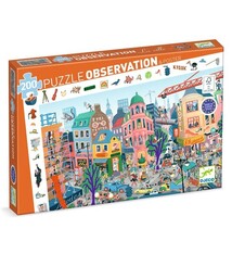 djeco Observation Puzzle (200pcs) The City (6+)
