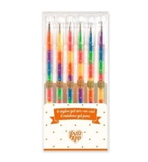 djeco 6 Rainbow Gel Pens (6+)