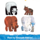 Yoto Brown Bear & Friends audio card (ages 2-5)