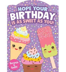 Playhouse Hope Your Birthday is as Sweet as You! Scratch & Sniff card