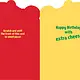 Playhouse Happy Birthday --Pizza Scratch & Sniff card