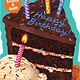 Playhouse Happy Birthday Chocolate cake Scratch & Sniff card