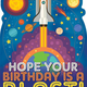 Playhouse Hope Your Birthday is a Blast! foil greeting card