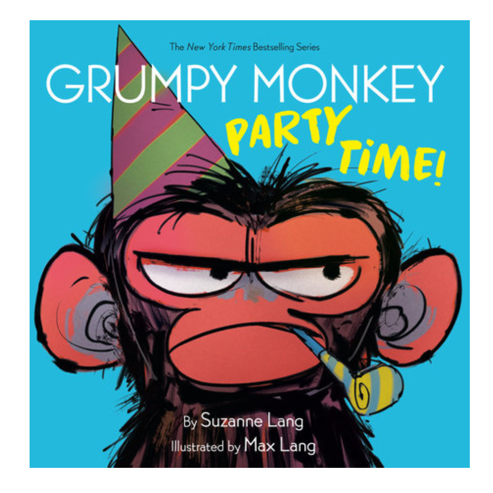 RH Childrens Books Grumpy Monkey Party Time - Suzanne Lang (0+)