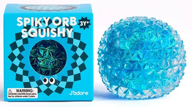 J'adore Spiky Orb Squishy Stress Ball (3+)