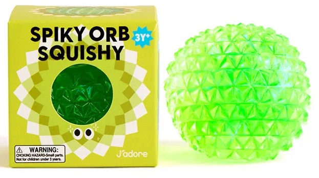 J'adore Spiky Orb Squishy Stress Ball (3+)