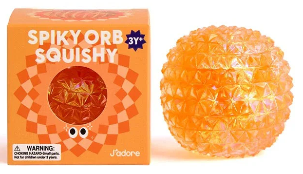 J'adore Spiky Orb Squishy Stress Ball (3+)