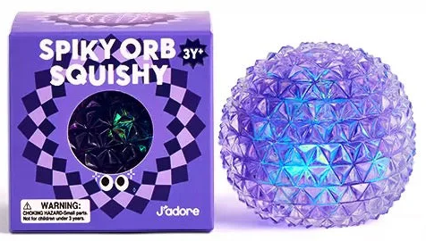 J'adore Spiky Orb Squishy Stress Ball (3+)