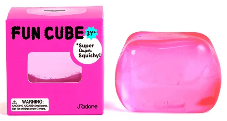 J'adore Fun Cube Stress Ball (3+)