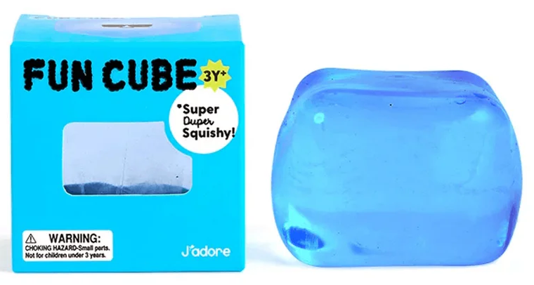 J'adore Fun Cube Stress Ball (3+)