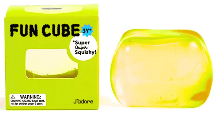 J'adore Fun Cube Stress Ball (3+)