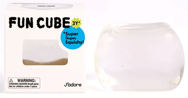 J'adore Fun Cube Stress Ball (3+)