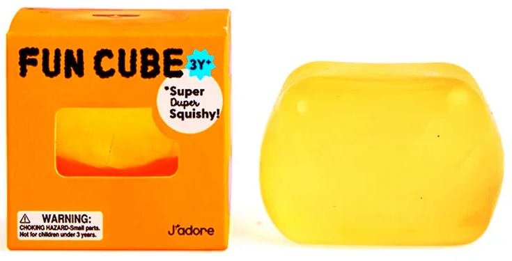 J'adore Fun Cube Stress Ball (3+)