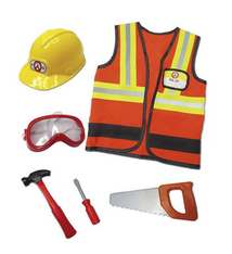 Great Pretenders Construction Worker Costume (size 5-6)