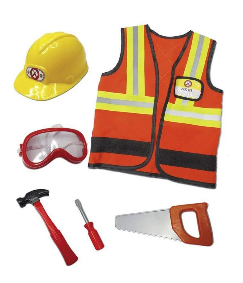 Great Pretenders Construction Worker Costume (size 5-6)