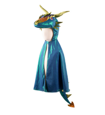 Great Pretenders Emerald the Metallic Dragon Cape (size 3-4)