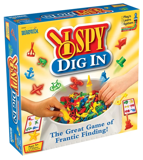 Scholastic I Spy Dig In find-it game 5+