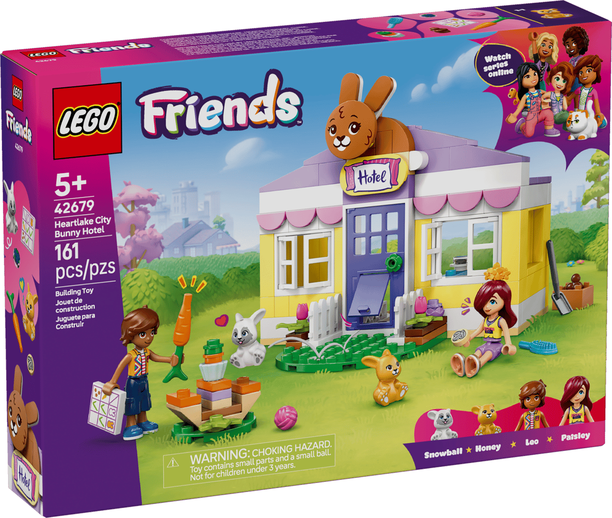Lego Lego Friends Heartlake City Bunny Hotel 42679 (161 pcs)  5+