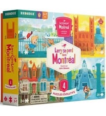 Larry Gets Lost in Montreal - 4 Puzzles in a Box (ages 3-7)