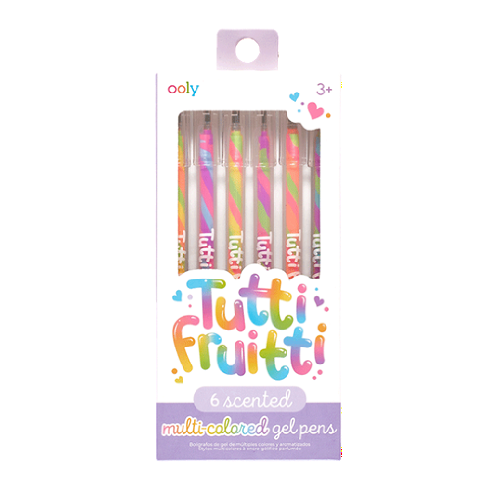 OOLY Tutti Frutti Scented Multi-Colored Gel Pen - set of 6 (3+)
