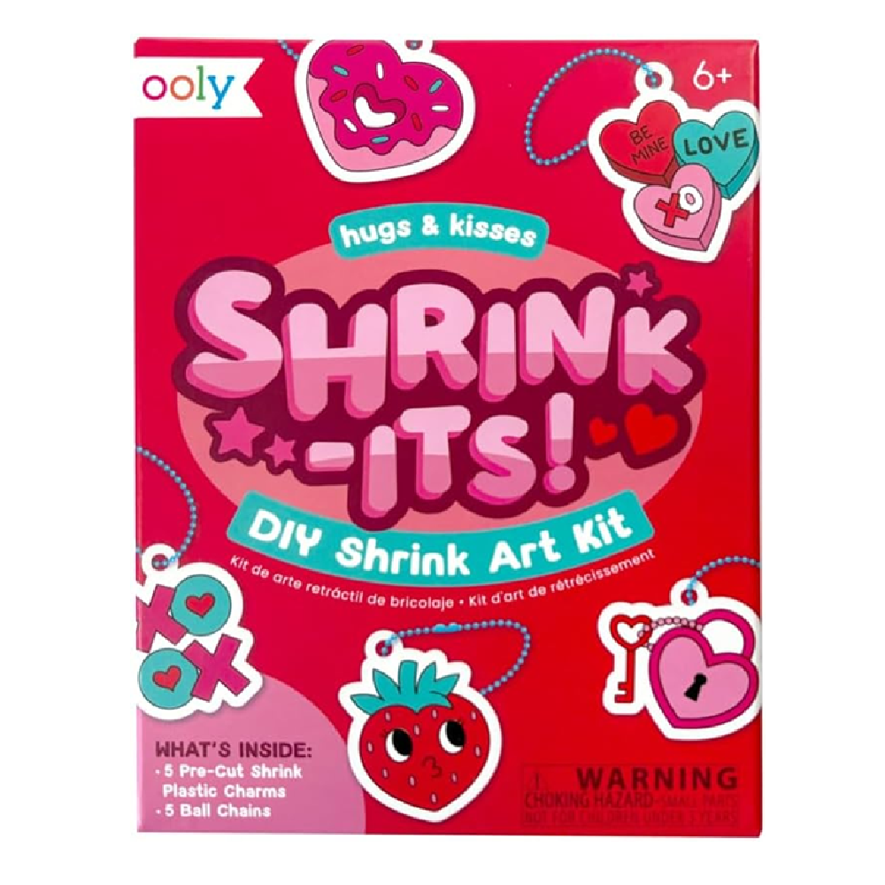 OOLY Shrink-Its DIY Shrink Art Kit - Hugs & Kisses (6+)